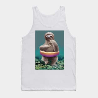 sloth with buoy Tank Top